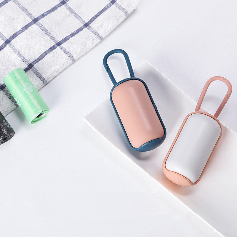 Compact Portable Waste Bag Dispenser For Easy Cleanup