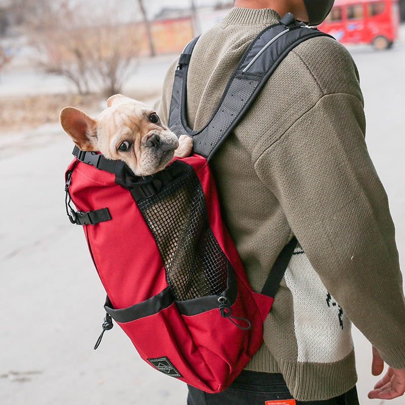 Portable Double Shoulder Pet Backpack For Safe And Comfortable Travel