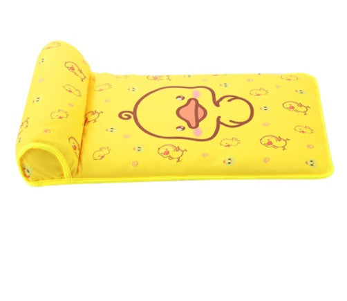 Breathable Ice Silk Cooling Mat With Pillow For Summer Comfort