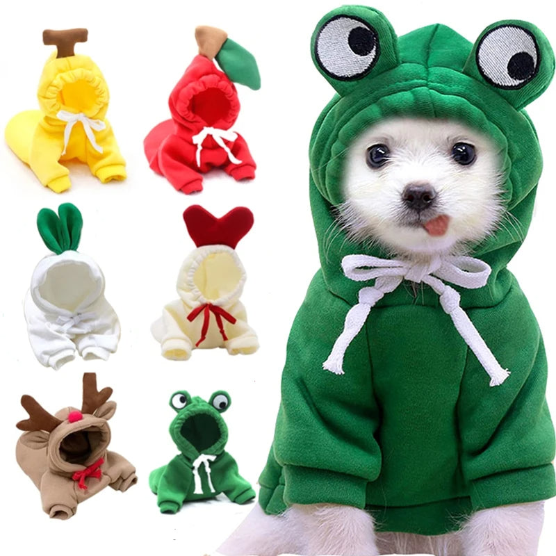 Warm Fleece Fruit Hoodie For Stylish Winter Comfort