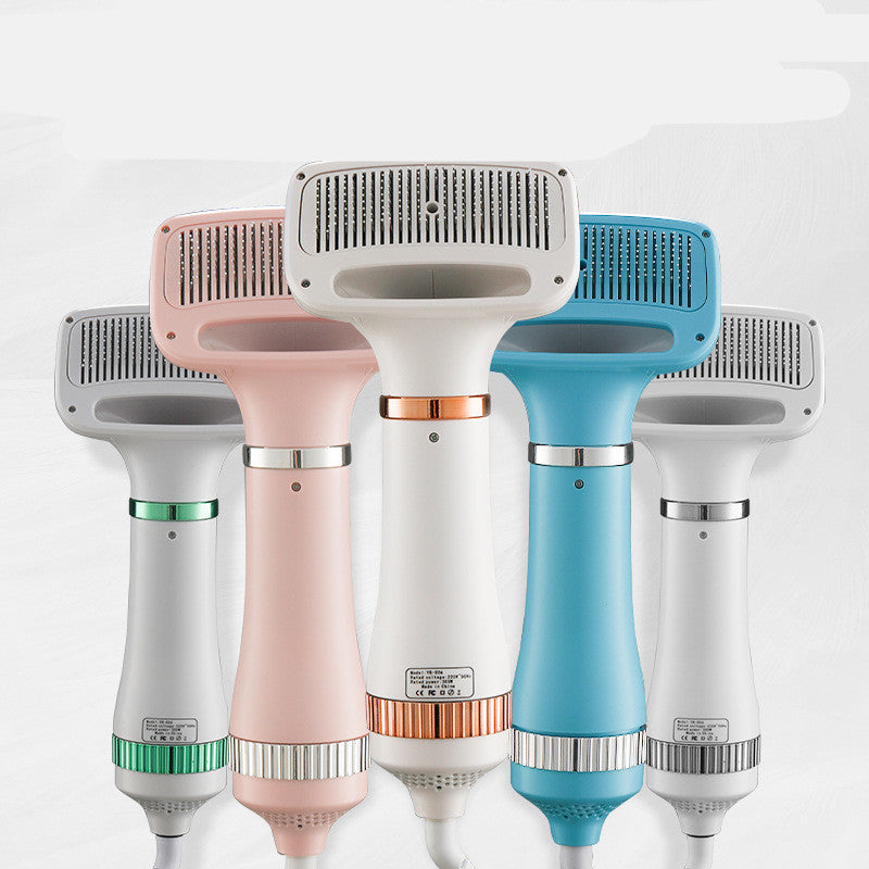 Adjustable 2-In-1 Pet Grooming Hair Dryer For Fluffy Coats